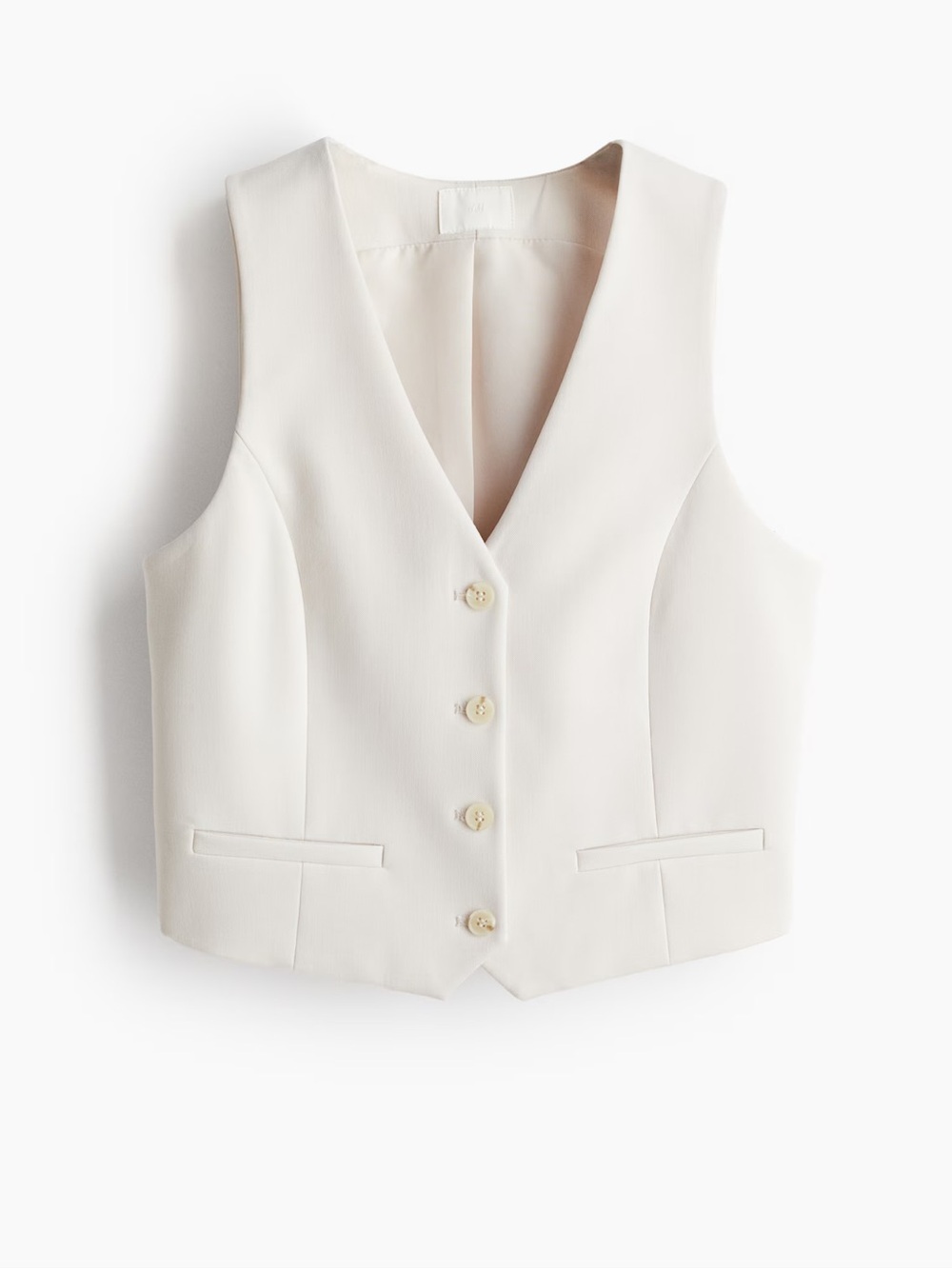 H&M Pale Cream Suit Vest